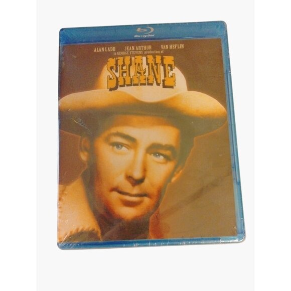Shane Blu Ray Movie Brand George Stevens Classic Western Alan Ladd Jean Arthur - Picture 1 of 4